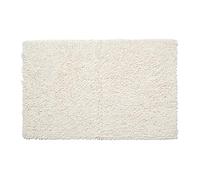 Croydex - Super Suave - Alfombrilla de baño con Base Antideslizante, algodón, Crema, 1 x 50 x 80 cm