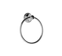 Croydex Westminster - Portarrollos de papel higiénico montado en la pared, cromado, Towel Ring