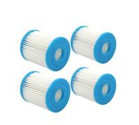 Crozgan 4 cartuchos de filtro tipo I para piscinas Bestway, cartucho de filtro de repuesto para agua de piscina más limpia