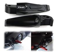 CROZOM Pedal para Yamaha TMAX 500 TMAX500 2001-2011 2010 2009 2008 2007 2006 2005 2004 2003 2002 Pedal Trasero De Pasajero (Color : Nero)