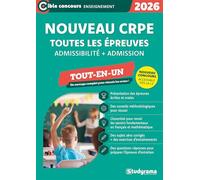 CRPE admissibilité + admission toutes les épreuves: Concours L3