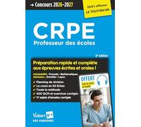 CRPE: Professeur des écoles