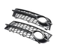 CRRYUQWWM Cubremarco Faro Antiniebra Rejilla Luz Antiniebla Hexagonal Malla Panal para TT 8J 2006-2014 Cubierta Rejilla De Luz Parachoques Delantero para Automóviles Herramientas(Chrome Silver)