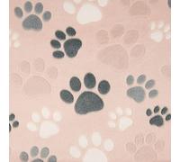 CRS Fur Fabrics Rosa Material de Tela de Forro Polar súper Suave de Doble Cara, Color Polvoriento, 1 m, 150 x 100 cm, Acrílico, 1Mtr-150cmx100cm