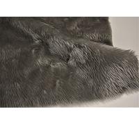 CRS Fur Fabrics Tela de Piel sintética, Color Gris Plateado.