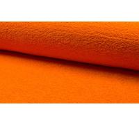 CRS Fur Fabrics Tela de Rizo de algodón de Doble Cara, Color Naranja, 1 m, 150 cm x 100 cm Material, 1Mtr - 150cm x 100cm