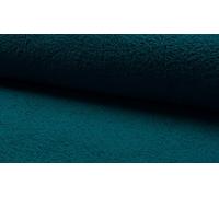 CRS Fur Fabrics Tela de Rizo de algodón de Doble Cara, Color petróleo, 1 m, 150 cm x 100 cm Material, Gasolina, 1Mtr - 150cm x 100cm