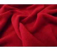 CRS Fur Fabrics Tela, Poliéster, Rojo, 1Mtr-150cmx100cm