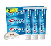 CRST Pro-Health Whitening Gel Toothpaste, 4.3 oz, Triple Pack bundled with LUXPAKS Squeezer