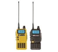 CRT CB Portátil VHF/UHF Radio FP00 Doble Banda 136-174 y 400-470 MHz Negro
