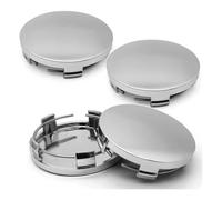 CRTATE 4 Pieces Tapacubos, para Audi 4B0 601 170 4B0601170 60 mm Coche Tapas Centrales Tapas Centro Tapacubos Impermeable Prueba óxido Centro RuedaRueda,A