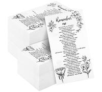 Crtiin 100 servilletas de papel con temática funeraria, color blanco, regalos conmemorativos de duelo (2 capas)