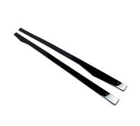 CRTQNS Accesorios para Coche para M&ercedes para B&ENZ Clase C W205 C205 A205 AMG 2014 2015 2016 2017 2018 2019 2020 2021 Faldones Laterales Extensión De Cuchillas Piezas Repuesto(Glossly Black)