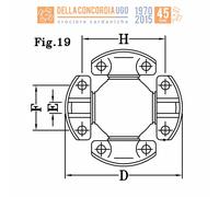 Crucero A Bloques 79,35 X 59,53 X 33,32 Para KOMATSU 80M20 - CR600