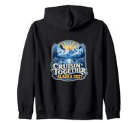 Crucero a Juego por Alaska 2027 Cruisin' Juntos Sudadera con Capucha