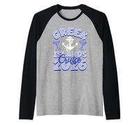Crucero a Juego por Las Islas Grieg Camiseta Manga Raglan