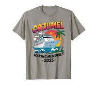 Crucero Cozumel 2025 Making Memories Vacaciones en México Camiseta