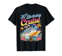 Crucero de 30 cumpleaños a Juego 2026 Treinta Camiseta