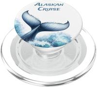 Crucero De Alaska Barco De Vacaciones Ocean Whale Y Familia PopSockets PopGrip para MagSafe