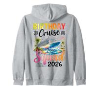 Crucero de cumpleaños 2026 Squad Dolphin Crucero Vacaciones Sudadera con Capucha