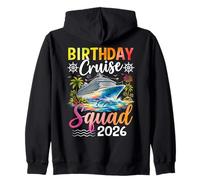 Crucero de cumpleaños 2026 Vacaciones de Fiesta de escuadrón Sudadera con Capucha