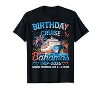 Crucero de cumpleaños Viaje a Las Bahamas 2026 Coincidencia de Grupo Familiar Camiseta