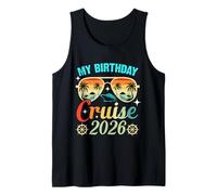 Crucero de Fiesta de mi cumpleaños 2026 Vacaciones de cumpleaños Camiseta sin Mangas