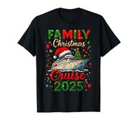 Crucero de Navidad Familiar 2025 Vacaciones en Crucero Familiar a Juego Camiseta