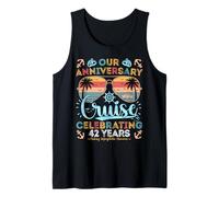 Crucero del 42 aniversario celebrando 42 años de viaje de Camiseta sin Mangas