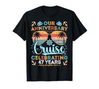 Crucero del 47 aniversario celebrando 47 años de viaje de Camiseta