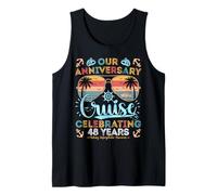 Crucero del 48 aniversario que celebra 48 años de viaje de Camiseta sin Mangas