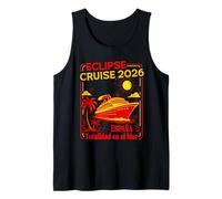 Crucero del Eclipse 2026 España Totalidad en el Mar Camiseta sin Mangas