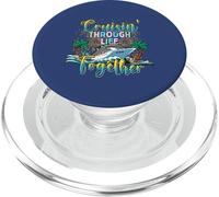 Crucero en Pareja Esposo Esposo Pareja cruzando Juntos PopSockets PopGrip para MagSafe