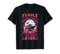 Crucero Familiar de Halloween 2025 Tripulación de Crucero Familiar a Juego Camiseta