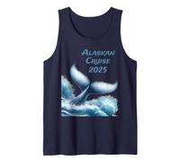 Crucero por Alaska 2025 Barco de vacaciones Ocean Whale And Family Camiseta sin Mangas
