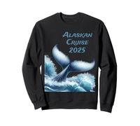Crucero por Alaska 2025 Barco de vacaciones Ocean Whale And Family Sudadera
