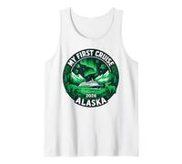 Crucero por Alaska 2026 Mis primeras Vacaciones Familiares en Crucero en Alaska Camiseta sin Mangas