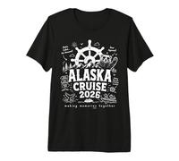 Crucero por Alaska 2026 Reuniones grupales a Juego de Vacaciones Familiares Camiseta Premium