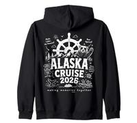 Crucero por Alaska 2026 Reuniones grupales a Juego de Vacaciones Familiares Sudadera con Capucha