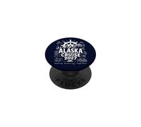 Crucero por Alaska 2027 Reuniones grupales a Juego de Vacaciones Familiares PopSockets PopGrip Adhesivo