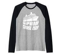 Crucero por España 2026! Illes Baleares Camiseta Manga Raglan