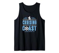 Crucero por la Costa: Capitán de velero por Laguna Beach, California Camiseta sin Mangas