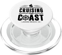 Crucero por la Costa: Capitán de velero por Laguna Beach, California PopSockets PopGrip para MagSafe