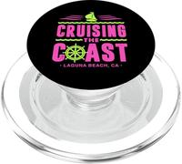 Crucero por la Costa: Capitán de velero por Laguna Beach, California PopSockets PopGrip para MagSafe