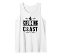 Crucero por la Costa Ocean City Beach Maryland Velero Camiseta sin Mangas