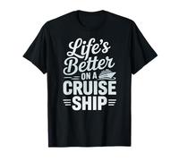 Crucero Vacaciones divertidas, Vida mejor en un crucero, Viajar Camiseta
