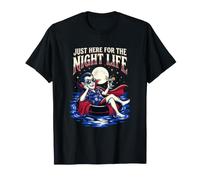 Crucero Vampiro aquí para la Fiesta de Halloween de la Vida Nocturna Camiseta