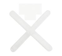 Cruces de baldosas, 2.5 mm de espesor, 1000x, juntas transversales para un espaciado uniforme para mosaico, espaciadores de baldosas para lechadas, espaciadores de juntas en forma de cruz de plástico