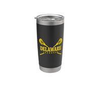 Cruces de lacrosse DELAWARE Vaso térmico de acero inoxidable de doble pared