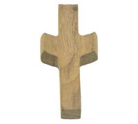 Cruces de madera de bolsillo de 3,5 g, portátiles, hechas a mano, tamaño de bolsillo, cruces de madera, punta de los dedos, artesanía exquisita para niños, adultos y familias